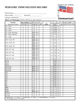 AL Public Health Pediatric Immunization Record 2009-2026 - Fill and ...