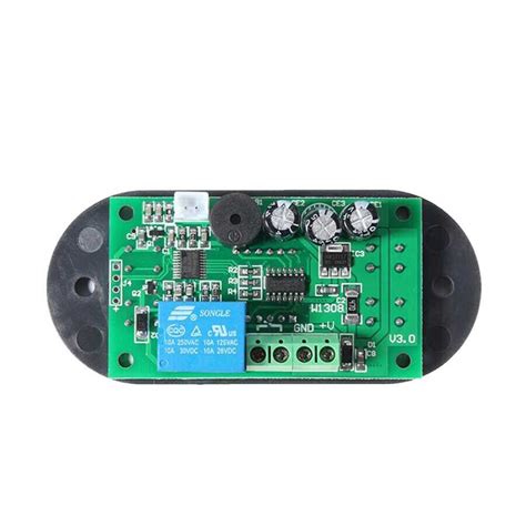 Digital Thermostat 28V Temperature Controller with Relay Output XH ...