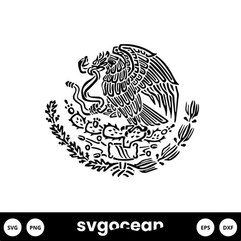 Easy Mexican Eagle Drawings