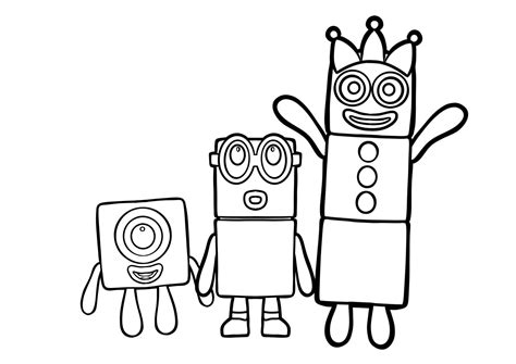 Coloring Pages For Kids Number Blocks [2025]