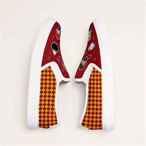Buy The Quirky Naari Gryffindor House Slip On Canvas Shoes Online