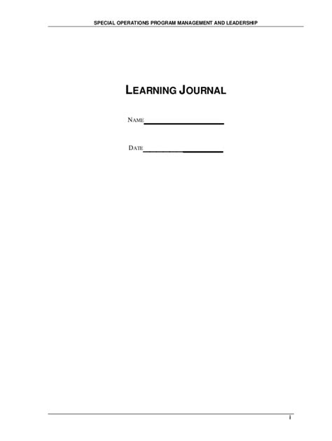 Fillable Online Learning Journal. HAZARDOUS MATERIALS/WEAPONS OF MASS ...