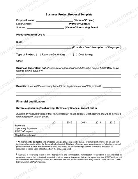 Business Proposal Document Format | US Legal Forms