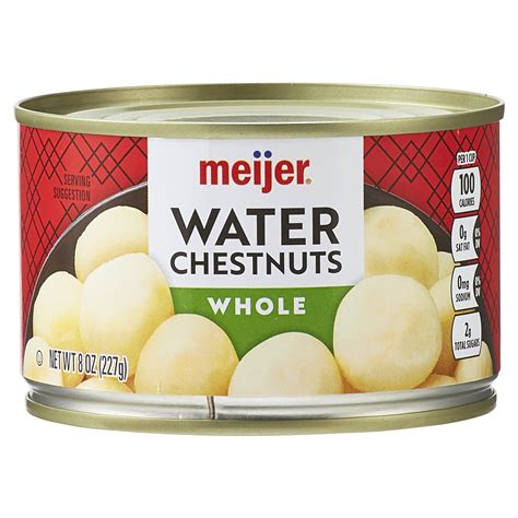 Meijer Whole Water Chestnuts 8 oz | Shipt