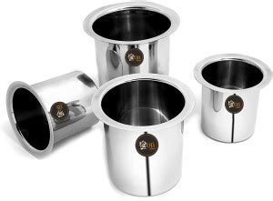 EON KITCH Steel Milk Container - 600, 880 ml, 1250 ml, 1600 ml Price in ...