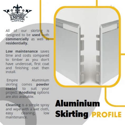ALUMINIUM SKIRTING PROFILES - Aluminium Screw Skirting Profile ...