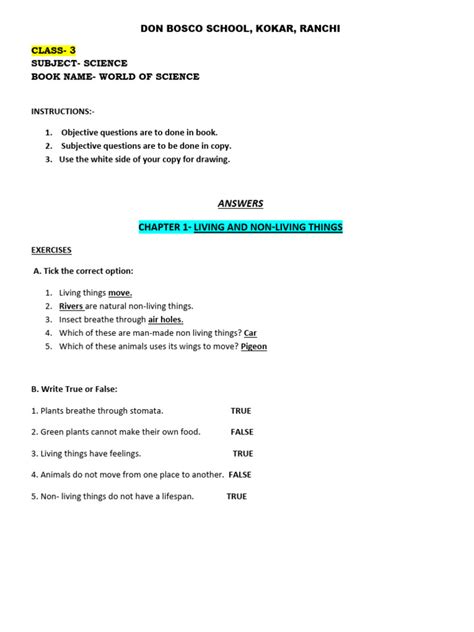 Image result for Class 3 Science Topics