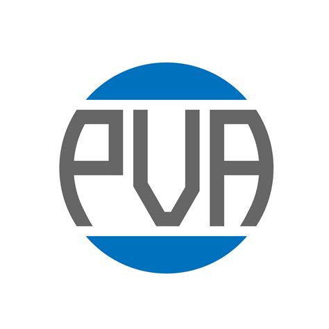 PVA letter logo design on white background. PVA creative initials ...