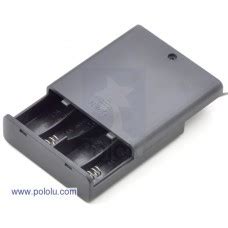 4-AA Battery Holder, Enclosed with Switch at MG Super Labs India