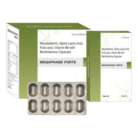 MEGAPHAGE FORTE Capsules Elkos Healthcare Pvt. Ltd.
