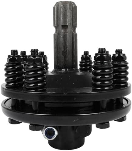 Black PTO Slip Clutch, ACZCR 1-3/8" 6 Splines Both Ends Slip Clutch ...