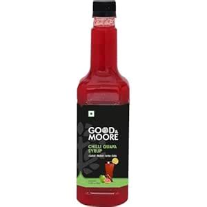 GOOD&MOORE Chilli Guava Syrup 750ml | For Cocktail, Mocktail, Sodas ...