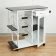 Tranzit Rectangular Wood Kitchen Trolley | Multicolour | Wood
