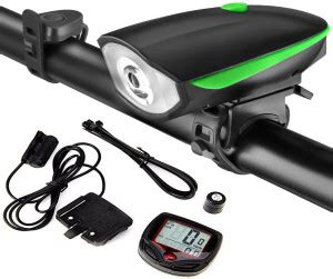 NSV Bicycle Head With Horn Speedometer LED Front Light - Buy NSV ...