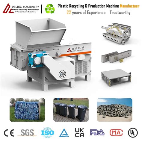 Cost-Effective Single Shaft Plastic Shredder for Recycling Shredding PP ...