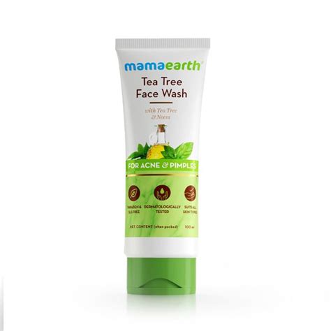 Tea Tree Face Wash for Acne and Pimples -100ml | Mamaearth