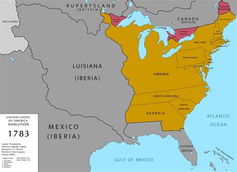 Our Story: The Evolution of the United States from 1783 : r/imaginarymaps