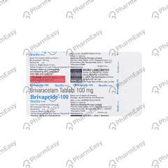 Buy Brivapride 100 MG Tablet (10) Online at Flat 15% OFF | PharmEasy
