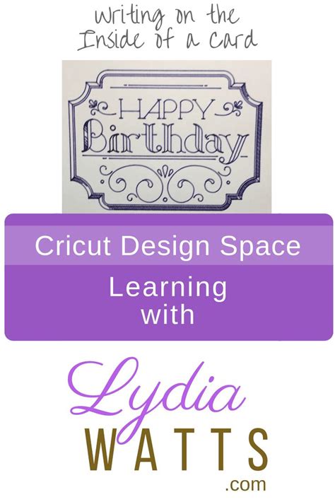 Image result for Cricut Tutorial Writing
