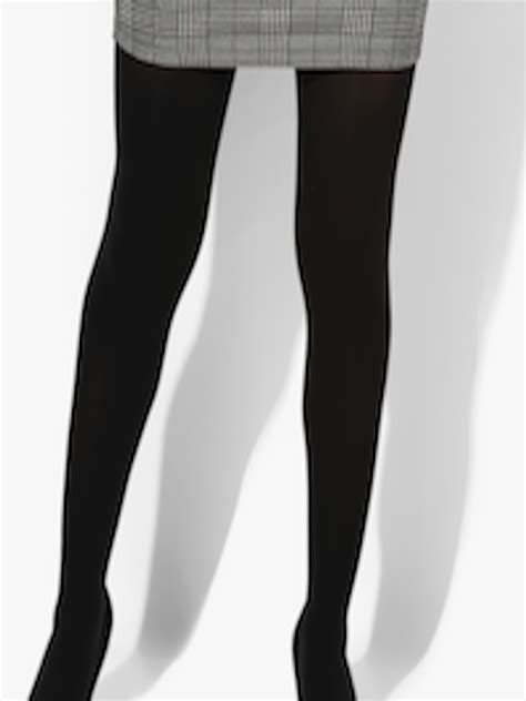 Buy Black Solid Stockings - Stockings for Women 7929437 | Myntra