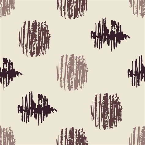 Hand-drawn vector abstract seamless pattern. Strokes, scribbles, spots ...