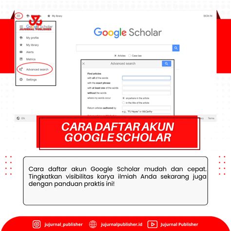 Cara Daftar Akun Google Scholar: Panduan Lengkap dan Mudah - Jujurnal ...
