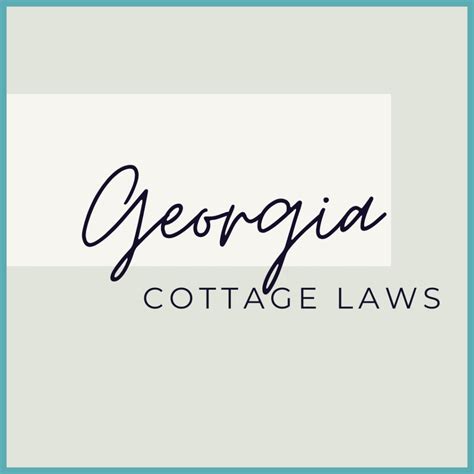 Georgia Cottage Laws – The Cottage Law Kitchen