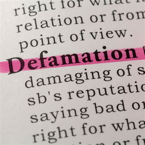 Defamation Of Character