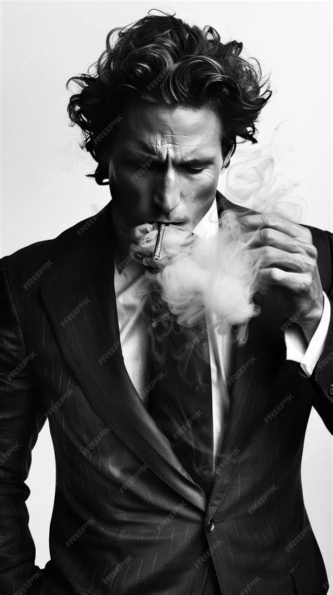 Matthew McConaughey dressed in a suit smoking a joint photographed by ...