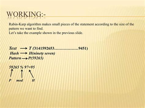 Image result for How and Why Rabin-Karp Algorithm Works