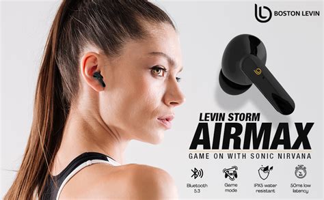 Boston Levin Airmax True Wireless in Ear Earbuds with Playtime 30 Hours ...