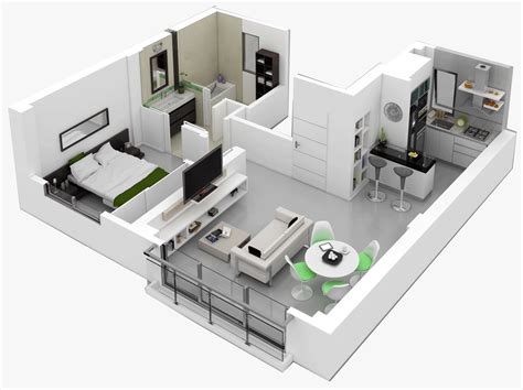 One Bedroom House Floor Plan - House Floor Plans