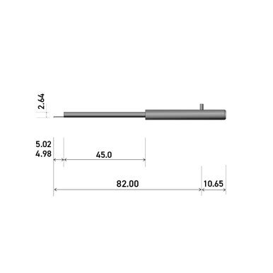 100mm 60° 2um On 0.3mm Dia Stem Talymin 5 Stylus - AMETEK - India