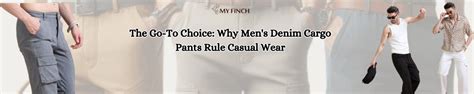 The Go-To Choice: Why Men's Denim Cargo Pants Rule Casual Wear