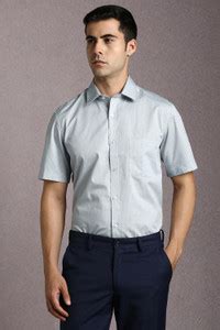 LOUIS PHILIPPE Men Printed Formal Light Blue Shirt - Buy LOUIS PHILIPPE ...
