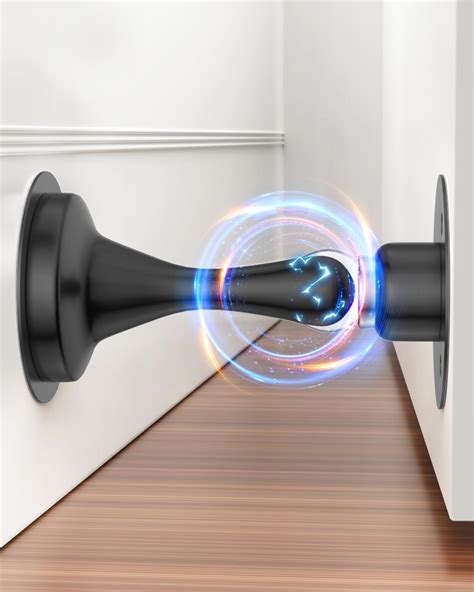 Magnetic Door Holder - Wall or Floor Mounted Stop for Patio, Indoors ...