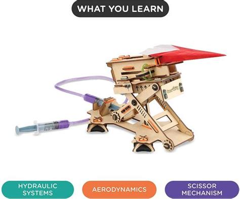 Smartivity Hydraulic Plane Launcher STEM Educational Wooden Toy Game ...