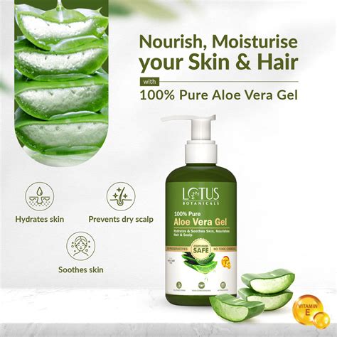Experience The Power of 100% Pure Aloe Vera Gel with Vitamin E - Unlock ...