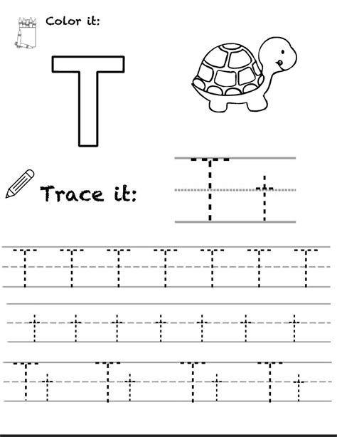Alphabet Tracing & Identification - Letter T - Etsy | Alphabet ...
