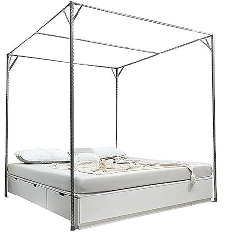 TYHAYJYK Canopy Bed Frame Post Poles Twin Full Size Bed Frame India | Ubuy