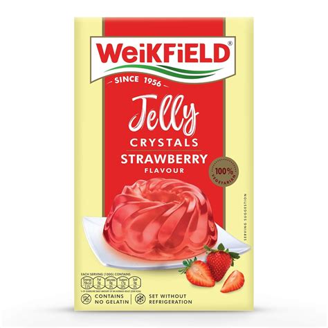 Weikfield Jelly Crystals, Strawberry, 90g : Amazon.in: Grocery ...