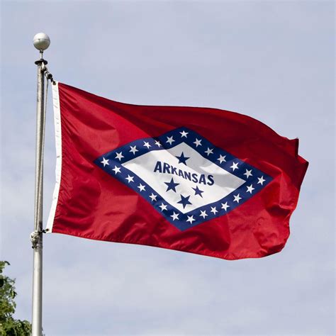 Arkansas Flag - Outdoor State Flags (Made in the USA) by USA Flag Co.