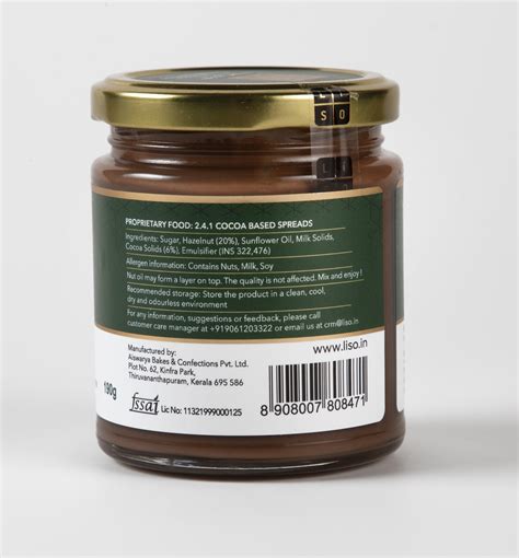 Hazelnut Spread | Belgian Cocoa Powder | More Hazelnuts | Slow Roasted ...
