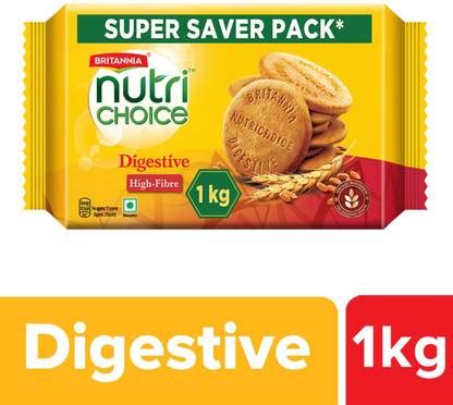BRITANNIA NutriChoice High Fibre Biscuits Digestive Price in India ...
