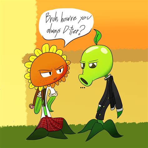 PvZ Doodle, but it's a High School romcom anime (Art by me) : r ...