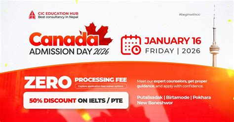 Canada Admission Day , CIC Education Hub, Kathmandu, 16 January 2026 ...