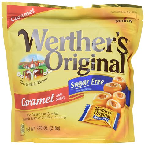 Amazon.com : Werther's Original Caramel Chocolate Sugar Free Hard ...
