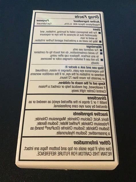 Blink Tears Lubricating Eye Drops 1 oz