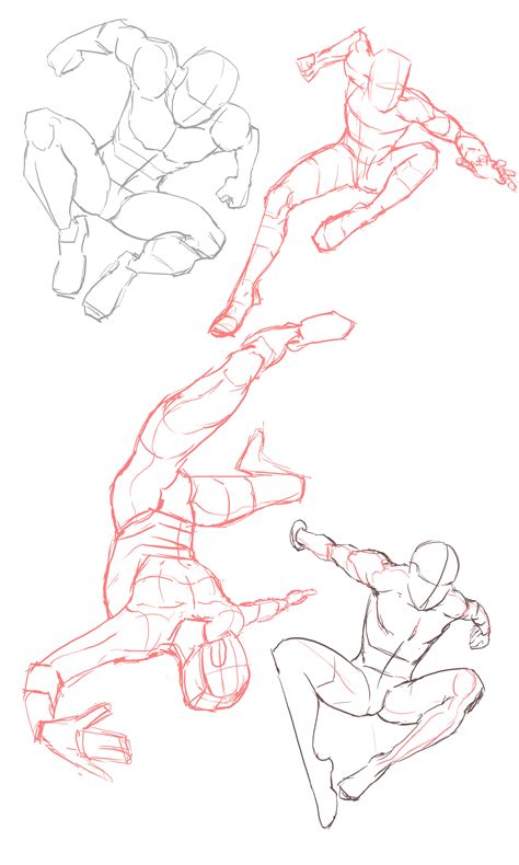 spiderman drawing base