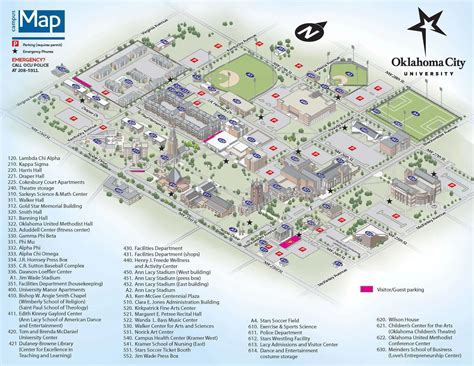 Oklahoma City University | Map